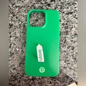 iPhone 14 Pro Max Green Loopy Case